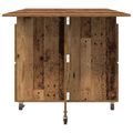vidaXL Jedálenský stôl 140 x 80 x 77 cm Kompozitné drevo Staré drevo