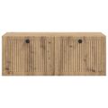 vidaXL Nástenná TV skrinka 78,5 x 41 x 30 cm Dub artisan