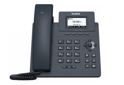 Yealink SIP-T30P SIP telefón, PoE, 2,3'' 132x64 nepodsv. LCD, 1 x SIP úč., 100M Eth