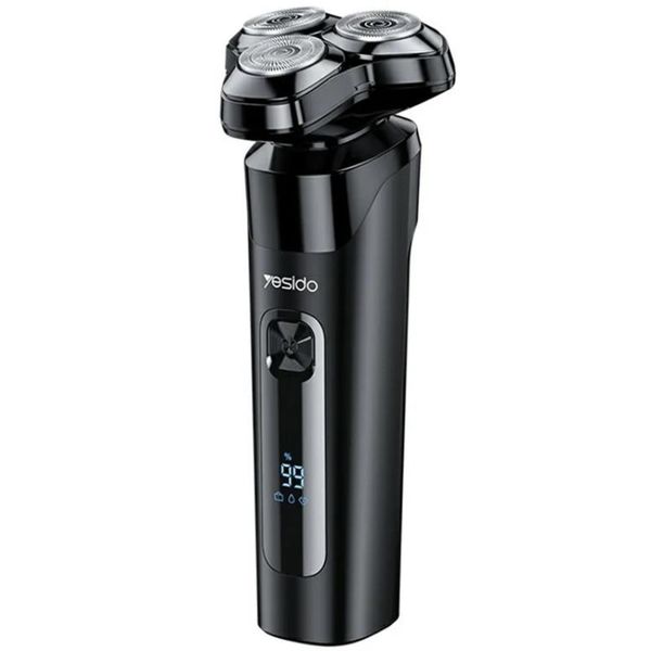 YESIDO Elektrický holiaci strojček MG05 600mAh IPX7 + 3 oceľové čepele, ČIERNY
