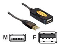Predlžovacia šnúra USB - USB (M) do USB (F) - 30 m - aktívna