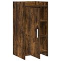 vidaXL Servírovacia skriňa Dymový dub 40 x 36 x 80 cm Kompozitné drevo