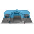 vidaXL Rodinný stan 487 x 340 x 216 cm Modrá Polyester a oceľ