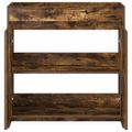 vidaXL Skriňa pod umývadlo do kúpeľne Dymový dub 78,5 x 37,5 x 81 cm