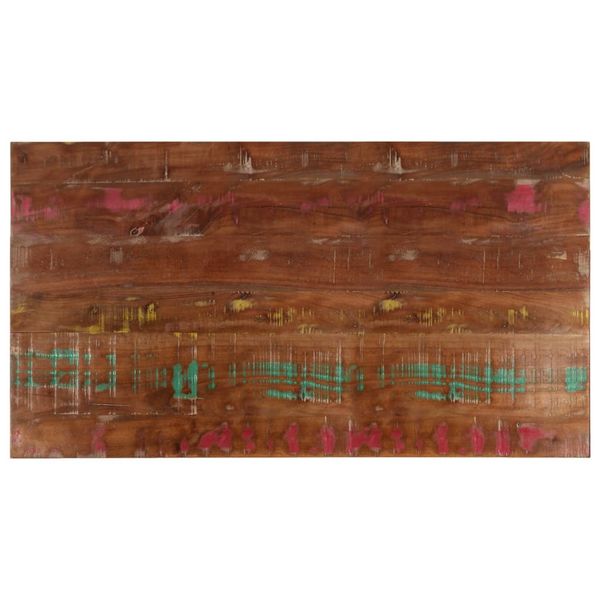 vidaXL Stolová doska 110x60x3,8 cm obdĺžnik masívne recyklované drevo