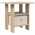 vidaXL Nočný stolík Sonoma dub 41 x 40 x 45 cm Kompozitné drevo