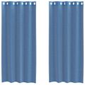 vidaXL Voile Záclony s priechodkami 2 ks Royal Blue