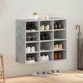 vidaXL Skriňa na topánky 77,5 x 30 x 67 cm Kompozitné drevo