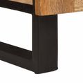 vidaXL Highboard s dverami Hnedá 40 x 33 x 110 cm Masívne mango drevo