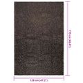 vidaXL Koberec ZIZUR 120x170 cm, jutový vzhľad, interiér a exteriér