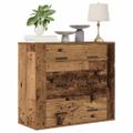 vidaXL Komoda staré drevo 80x33x70 cm kompozitné drevo