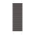 vidaXL plisovaná roleta čierna 40x100 cm Šírka látky 39,4 cm