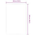 vidaXL Jutový koberček s latexovým podkladom 180x250 cm