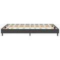 vidaXL Rám na boxspring posteľ, sivý, látka 160x200 cm