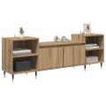 vidaXL TV skrinka 160 x 35 x 55 cm Remeselný dub Kompozitné drevo