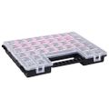 VidaXL Sortiment boxy 5 ks s nastaviteľnými prepážkami 385x283x50 mm