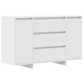 vidaXL Servírovacia skriňa Biela 120 x 41 x 75 cm Kompozitné drevo
