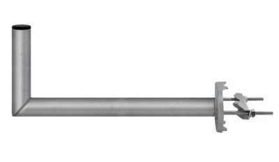 Anténny držiak 50 na stožiar s strmeňom priemer 42mm výška 16cm žiar.