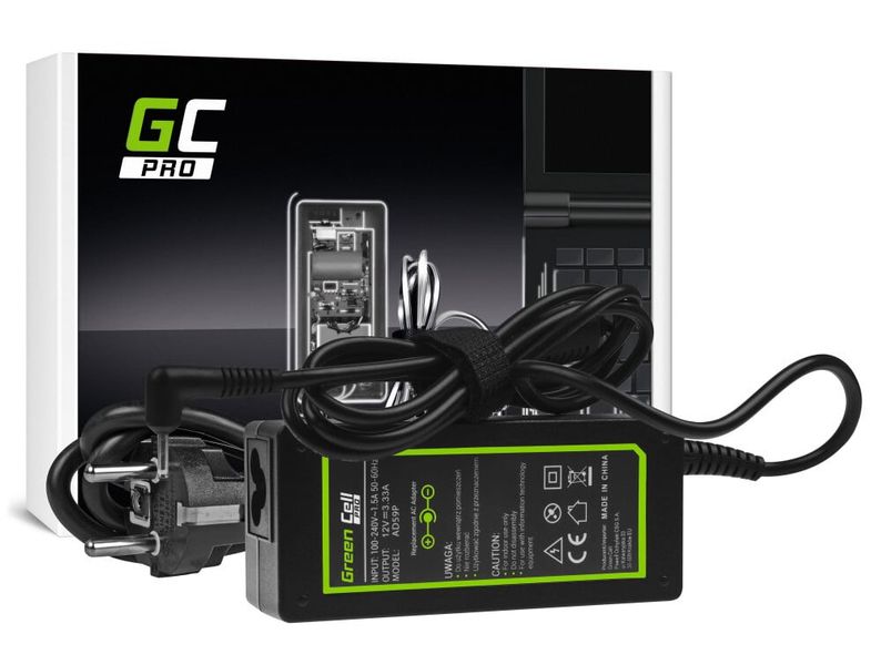Green Cell AD59P PRO nabíjačka/AC adaptér pre Samsung 303C XE303C12 500C XE500C13 500T XE500T1C 700T