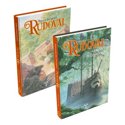 Komplet kníh Rudoval: Bojovníkov meč a Cárovná Zelenoočko (1. a 2. diel)