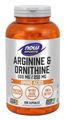 Arginín & Ornitín - NOW Foods, 100 kaps.