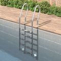 vidaXL Bazénový rebrík 54x38x211 cm 304 nehrdzavejúca oceľ