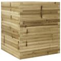 vidaXL Záhradný kvetináč 60x60x68,5 cm impregnovaná borovica
