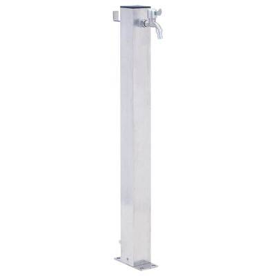 vidaXL Záhradný vodný stĺpik 40 cm nehrdzavejúca oceľ štvorcový