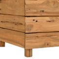 vidaXL Vyvýšený záhon 100x40x38 cm, recyklované tíkové drevo a oceľ