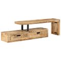 vidaXL TV stolík (118-200) x 30 x 40 cm masívne drevo mango