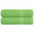 vidaXL Sprchové osušky FROGN 2 ks jablkovo zelené 70x140 cm 360 g/m²