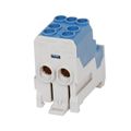 Blok na rozdelenie fáz UVB 100 N, 1-pól., 101A, 1000V, modrý, na DIN