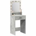 vidaXL Toaletný stolík Betónová šedá 50 x 41 x 135 cm Kompozitné drevo