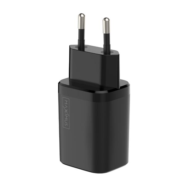 Nabíjačka do siete MX CARBON 30W PD+QC USB-A+C čierna