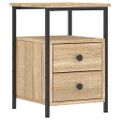 vidaXL Nočné stolíky 2 ks dub sonoma 34x35,5x50 cm kompozitné drevo