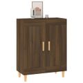 vidaXL Komoda hnedý dub 69,5x34x90 cm spracované drevo