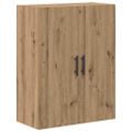vidaXL Highboard 2 ks Remeselný dub 69,5 x 34 x 180 cm
