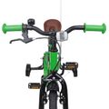 vidaXL Detské Kolo 12 Palcov pre 2-4 roky Zelená