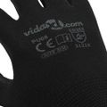 vidaXL Pracovné rukavice 24 ks Čierna 8 / m Polyester