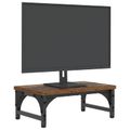 vidaXL Stojan na monitor Staré drevo 37 x 23 x 14 cm Kompozitné drevo