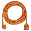 Predlžovací kábel EMOS P01110 spojka 10 m / 1 zásuvka / oranžový / PVC / 250 V / 1,5 mm2