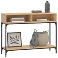 vidaXL Konzolový stolík dub sonoma 100x39x75 cm spracované drevo