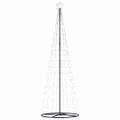 vidaXL LED vianočný stromček 550 LED farebné 300 cm