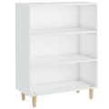 vidaXL Komoda biela 69,5x32,5x90 cm spracované drevo