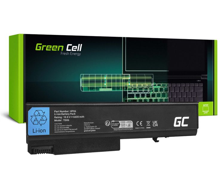 Green Cell HP06V2 batéria TD09 pre HP EliteBook 6930p 8440p 8440w Compaq 6450b 6545b 6530b 6540b 655