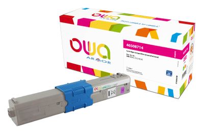 OWA Armor toner kompatibilný s OKI 46508714, 1500st, červená/magenta