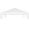 vidaXL Strieška na altánok 270 g/m², 3x3 m, biela