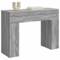 vidaXL Konferenčný stolík Sivá sonoma 102 x 35 x 75 cm