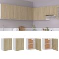 vidaXL Závesné skrinky “Lyon” 2 ks, dub sonoma 50x31x60 cm