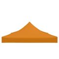 vidaXL Strecha na párty stan 4,5x3 m, oranžová 270 g/m²